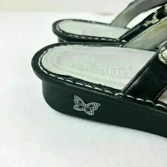 Alegria Dinah Animal Print Leather Platform Comfort Walking Sandals Size 7/38 - Picture 7 of 13